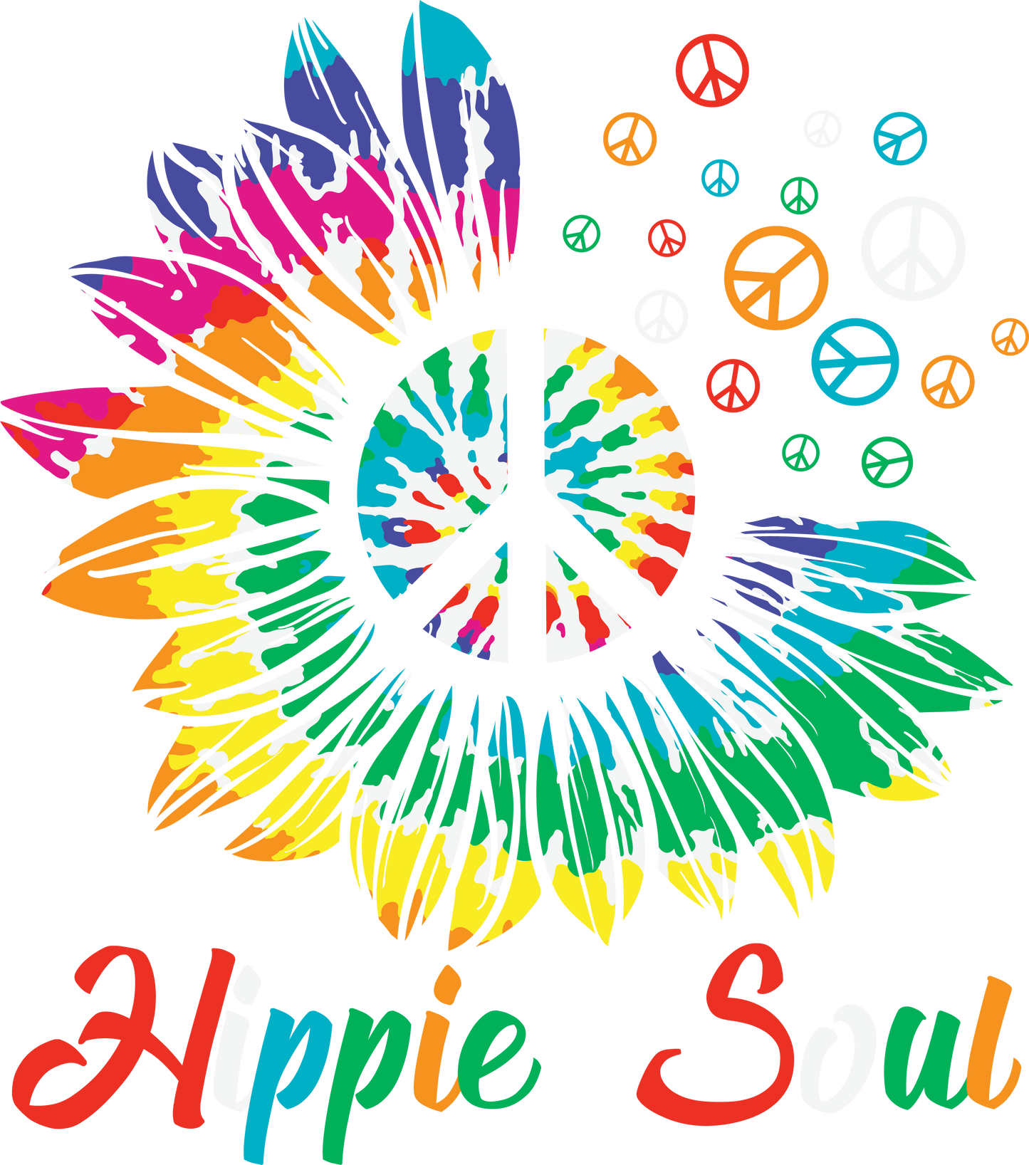 Hippie Peace Lover Stickers - Print My Stickers