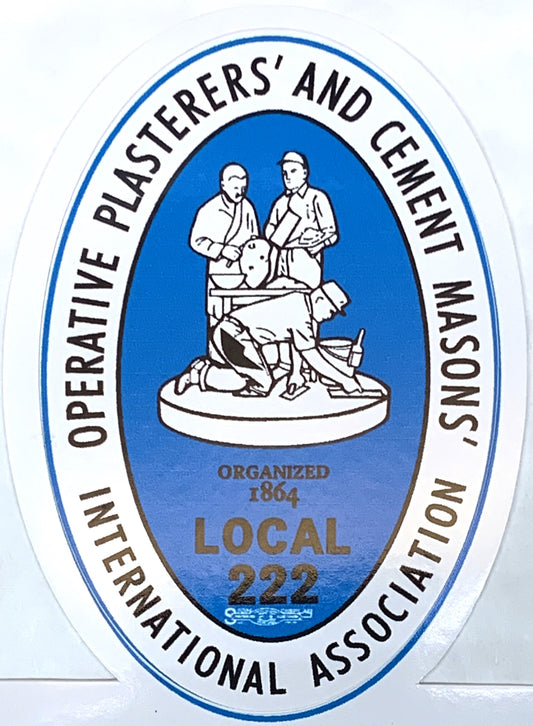 Plasters and Cement Local 22 - Print My Stickers