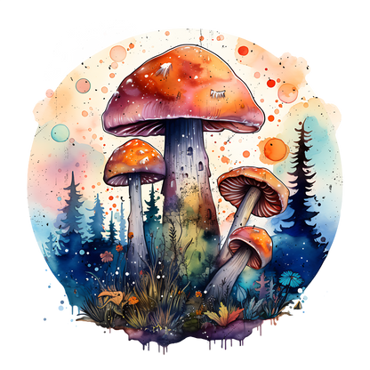 Magic Mushroom Stickers - Set 1 - Print My Stickers