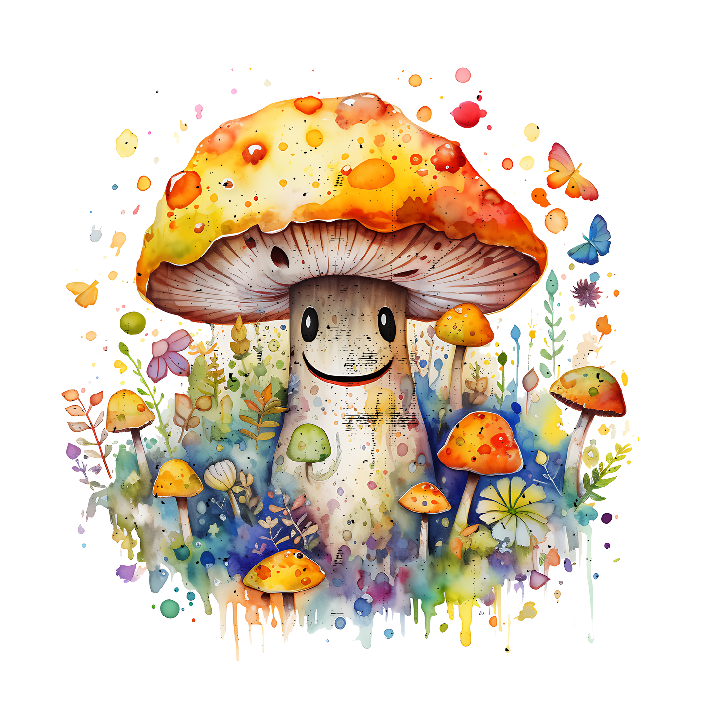 Magic Mushroom Stickers - Set 1 - Print My Stickers