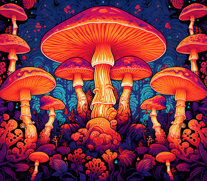 Psychedelic Mushroom Stickers - Print My Stickers