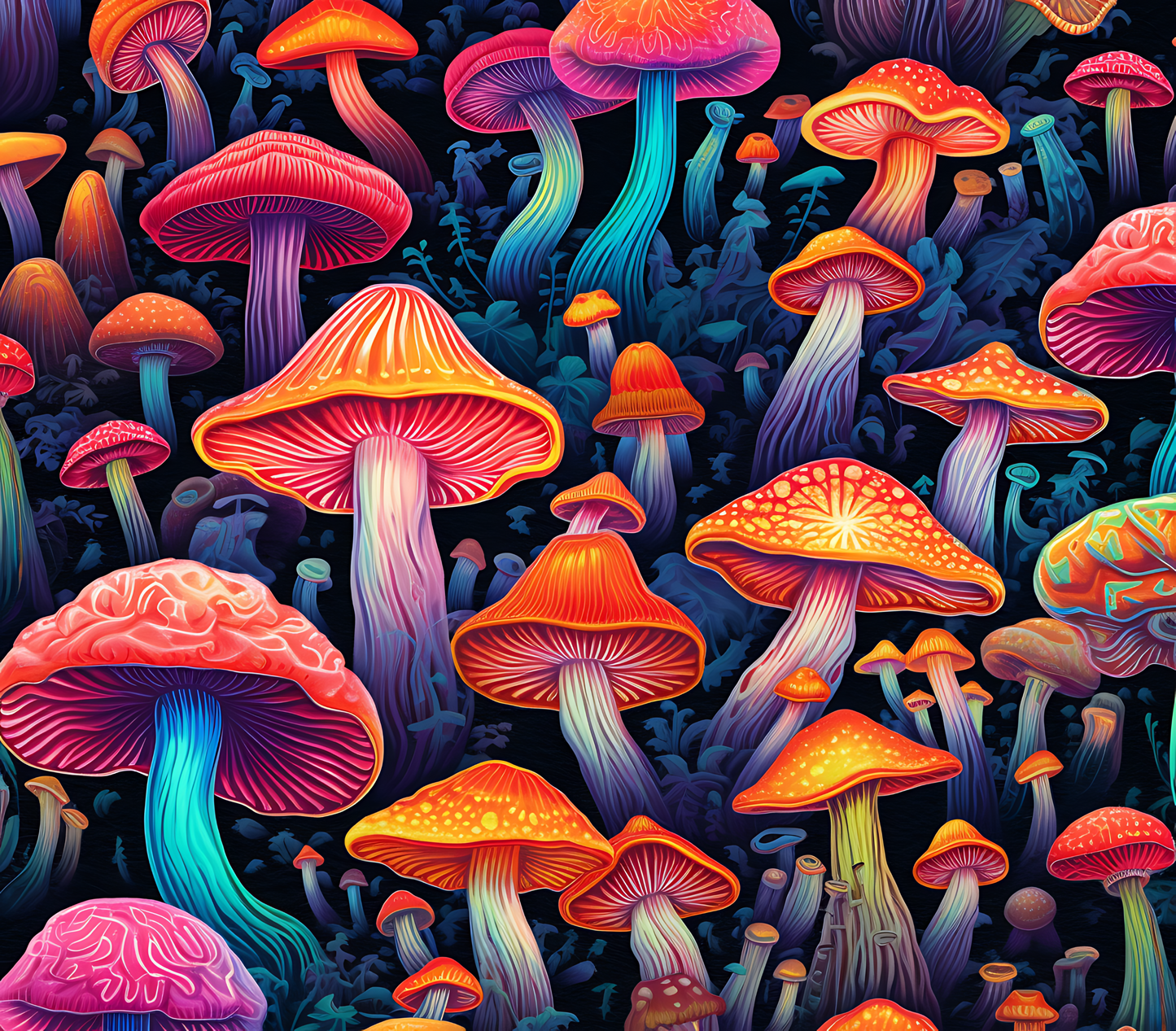 Psychedelic Mushroom Stickers - Print My Stickers