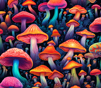 Psychedelic Mushroom Stickers - Print My Stickers