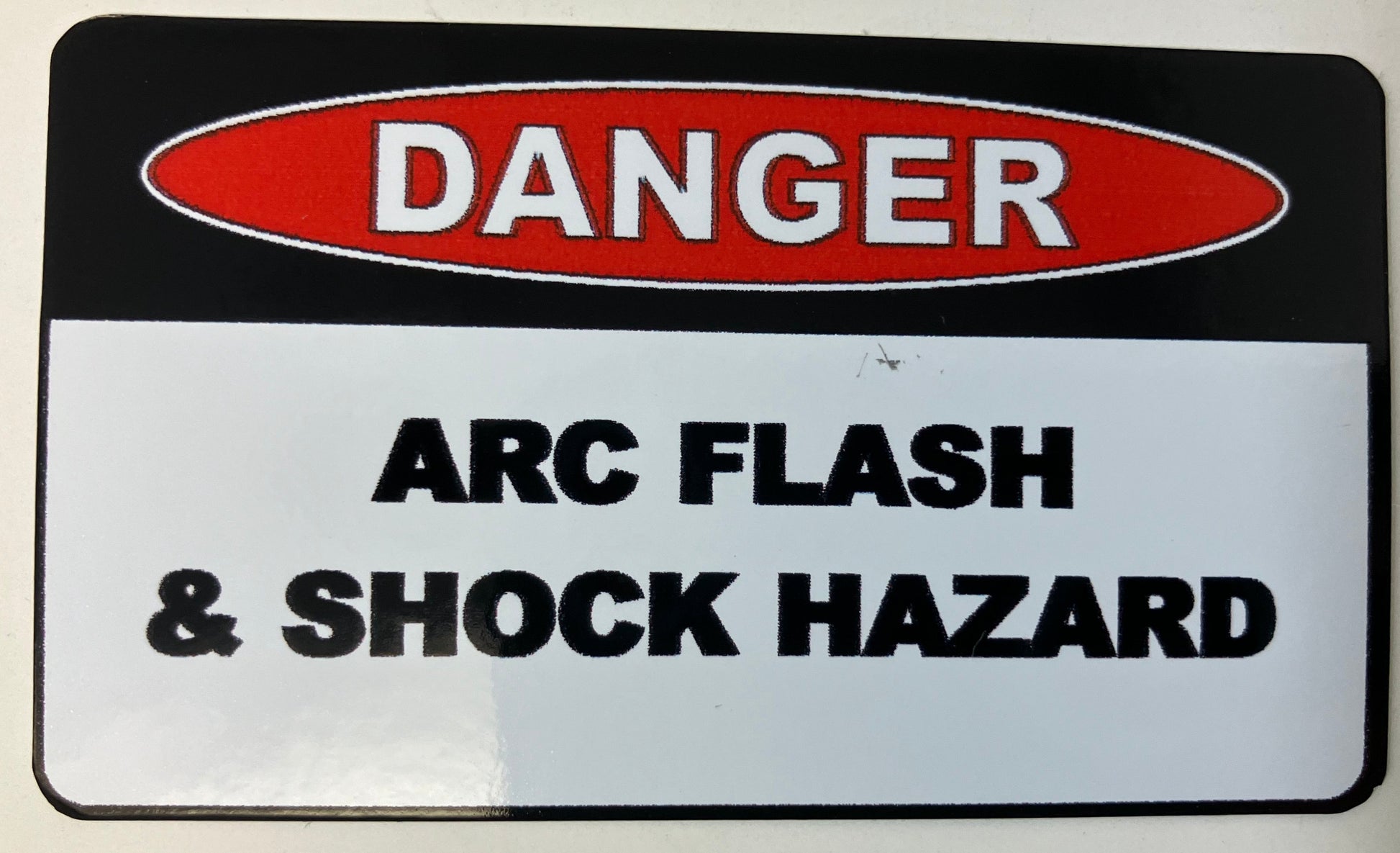 Arc Flash Shock Hazard Sticker