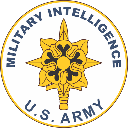 Army Military Intelligence Crest - Print My Stickers