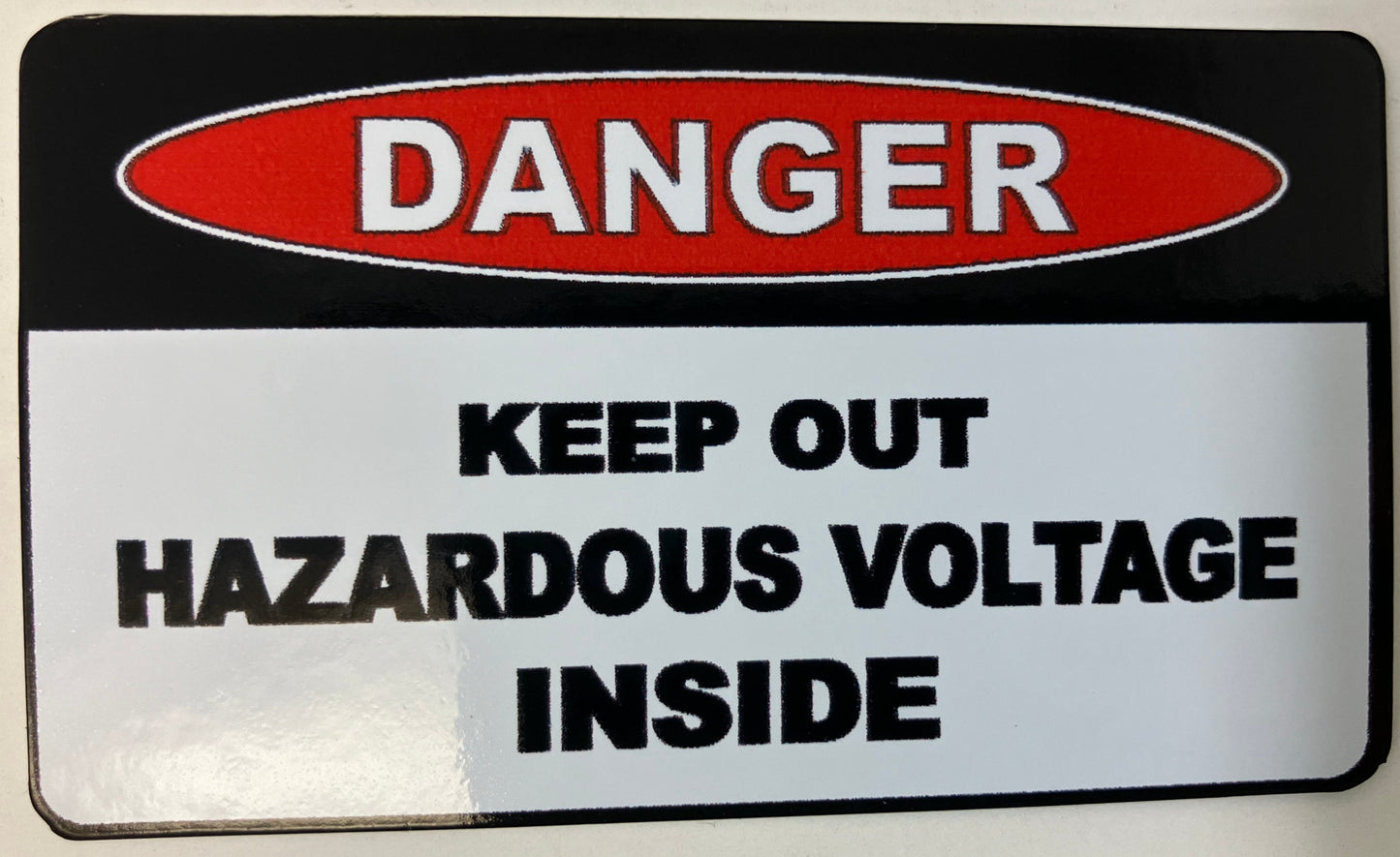 Electrical Hazardous Voltage Sticker