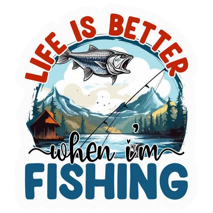 Colorful Fishing Stickers - Print My Stickers