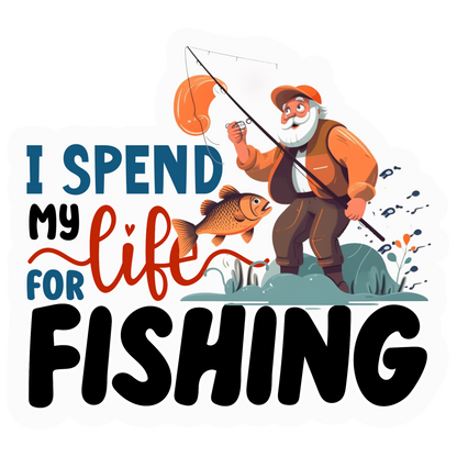 Colorful Fishing Stickers - Print My Stickers