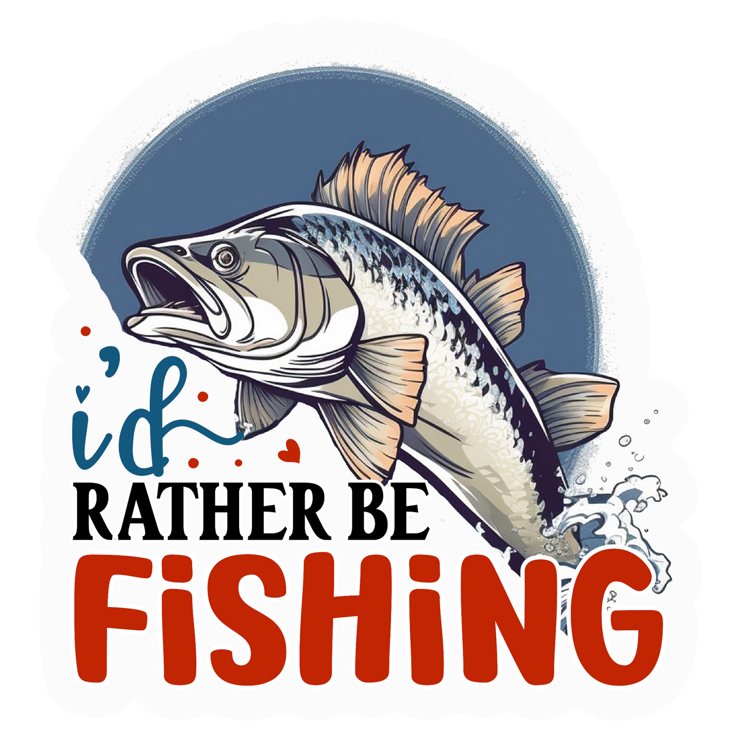 Colorful Fishing Stickers - Print My Stickers