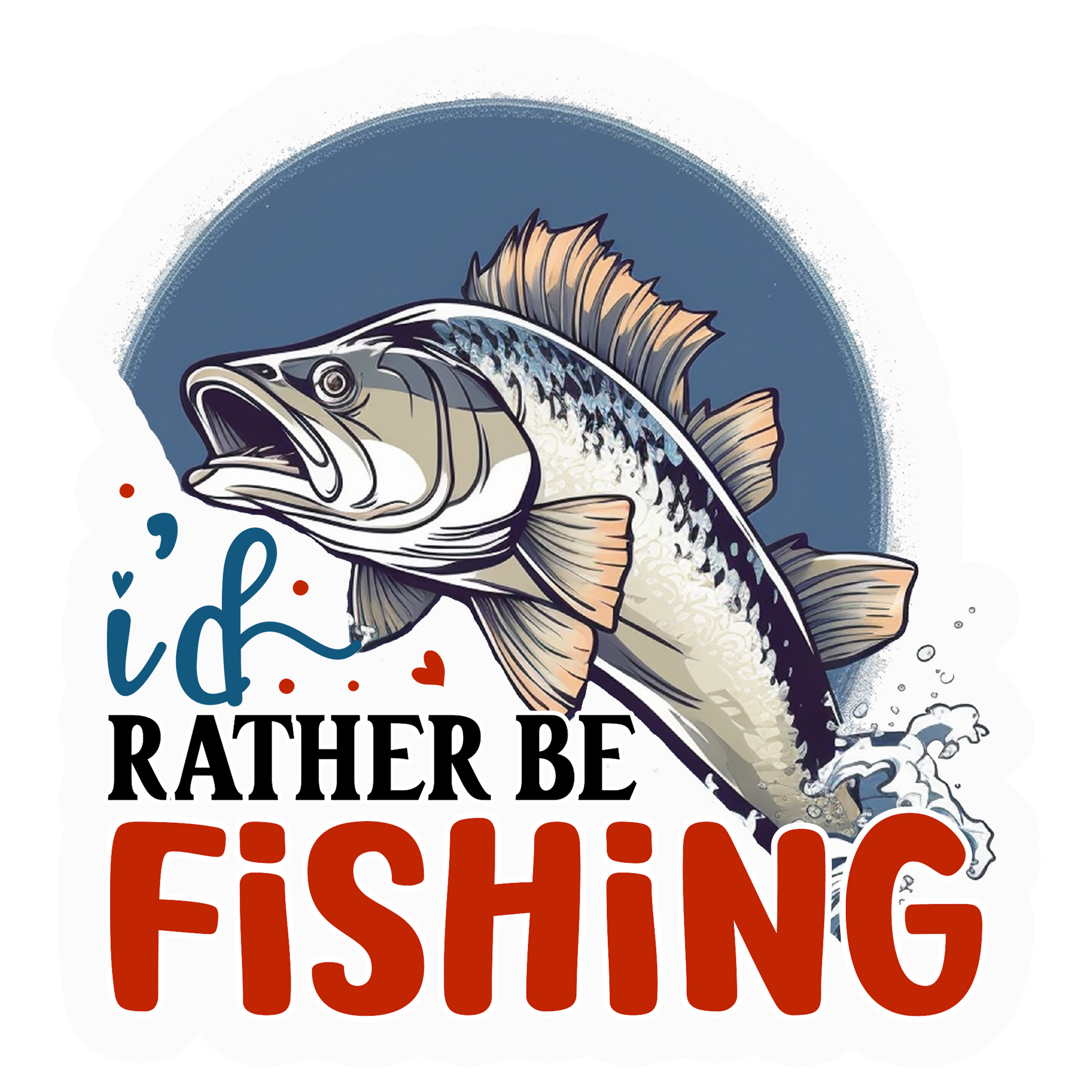 Colorful Fishing Stickers - Print My Stickers