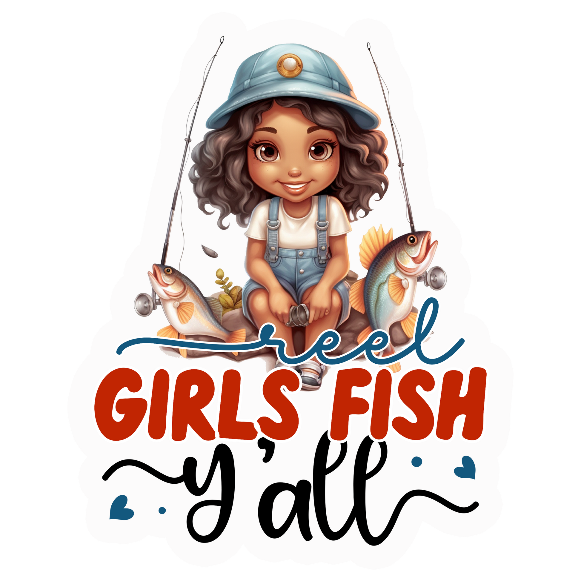 Colorful Fishing Stickers - Print My Stickers