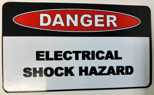 Electrical Shock Hazard - Print My Stickers