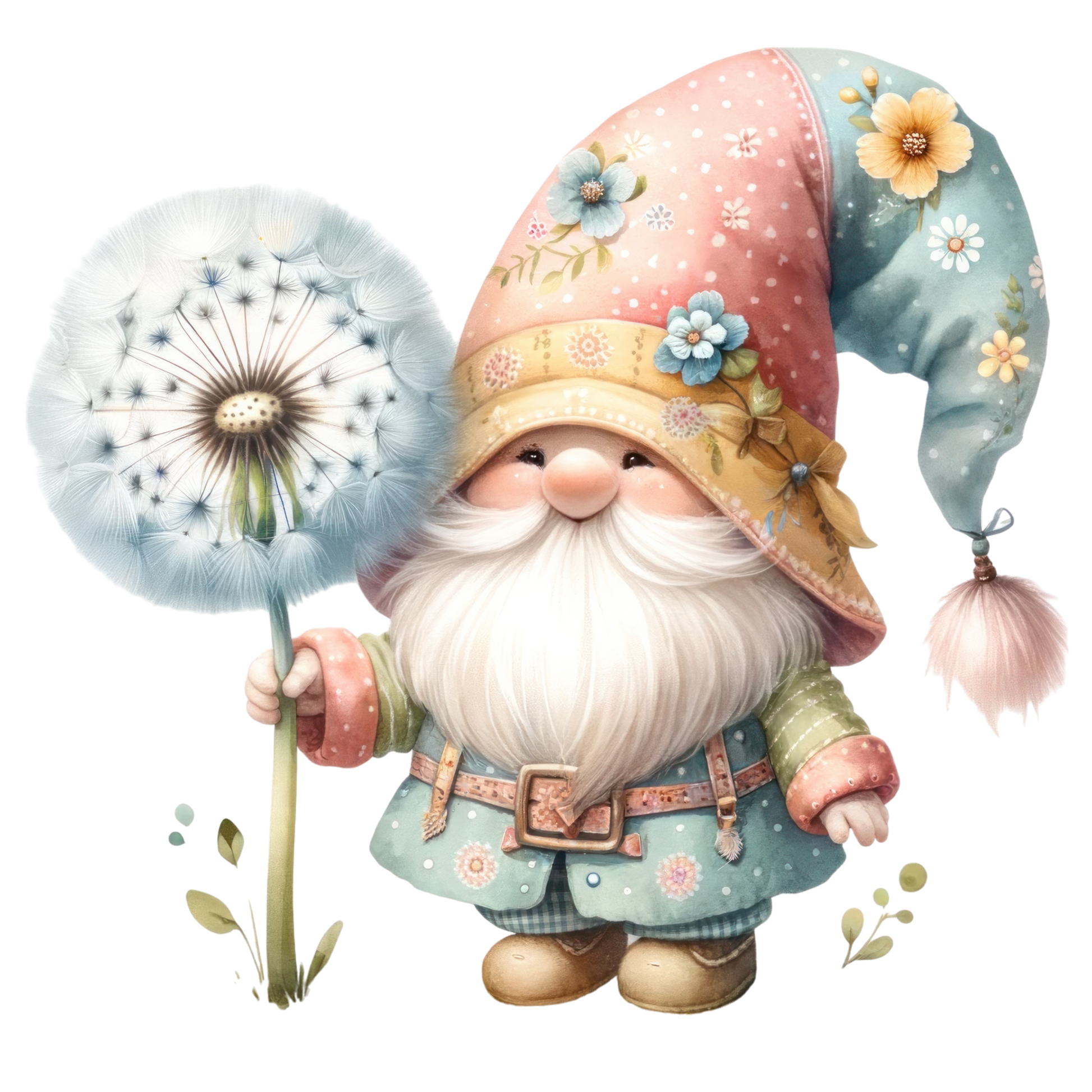 Dandelion Gnomes Stickers - Print My Stickers