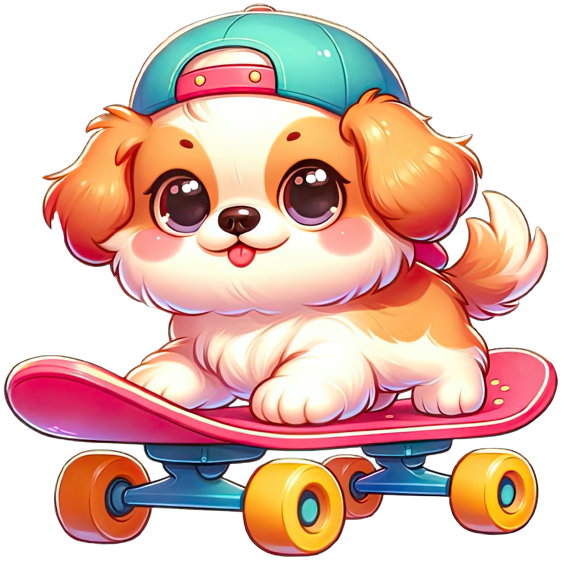 Cute Animals on Skateboard Stickers - Print My Stickers