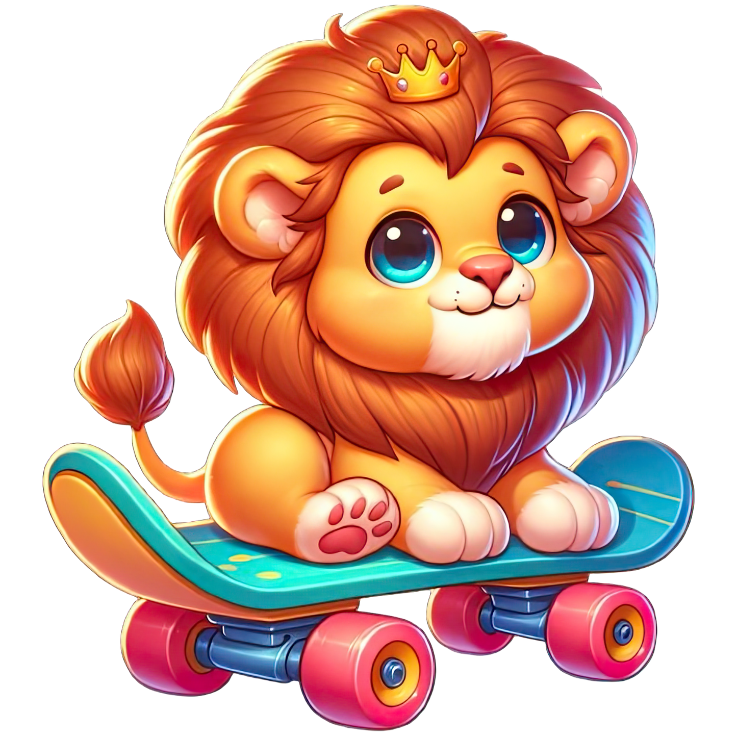 Cute Animals on Skateboard Stickers - Print My Stickers