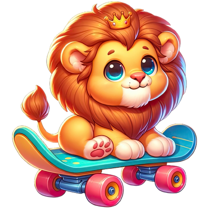 Cute Animals on Skateboard Stickers - Print My Stickers