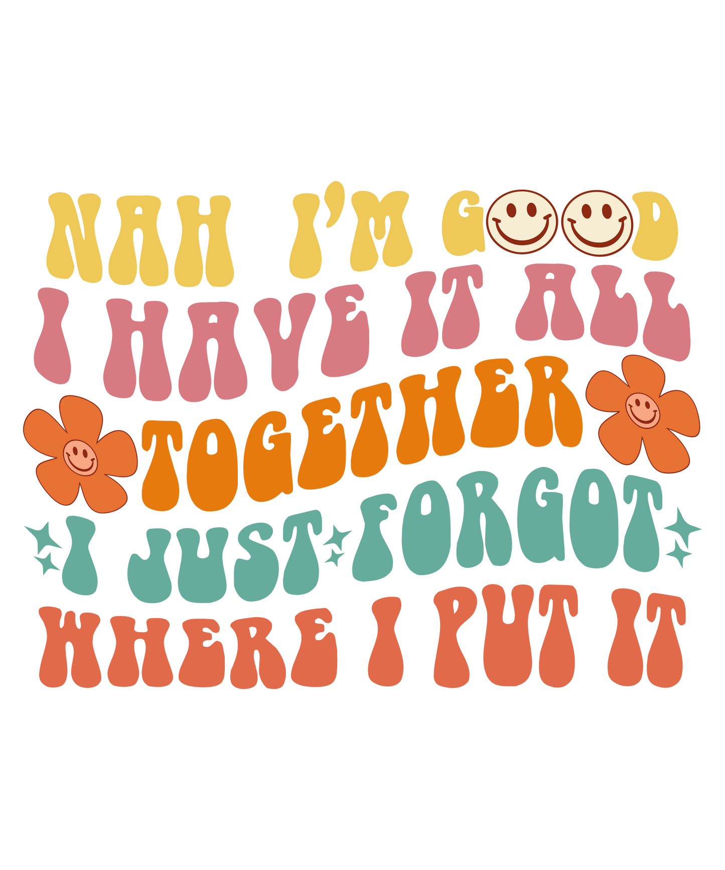 Retro Style Funny Sarcastic Stickers Set 3 - Print My Stickers