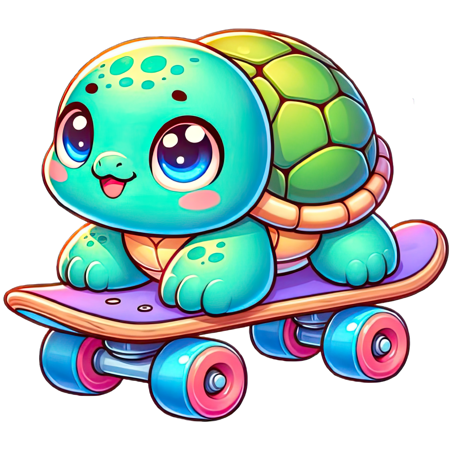 Cute Animals on Skateboard Stickers - Print My Stickers