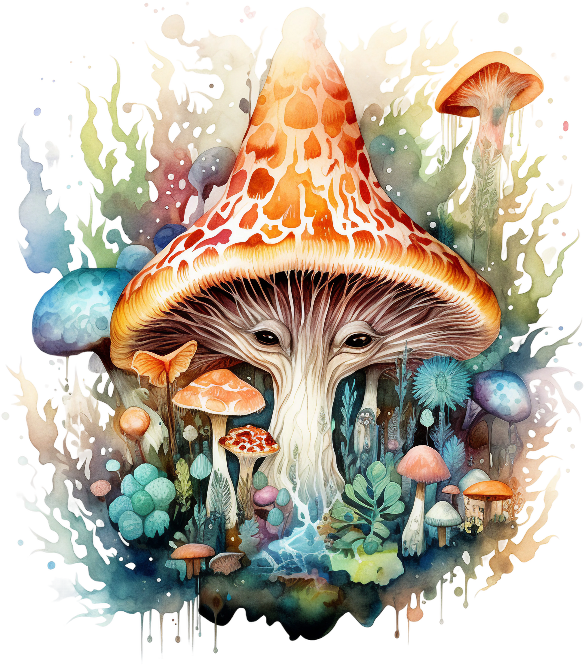 Magic Mushroom Stickers - Set 2 - Print My Stickers