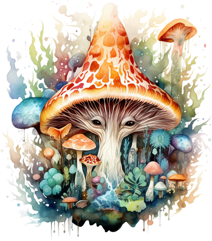 Magic Mushroom Stickers - Set 2 - Print My Stickers