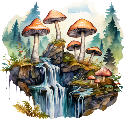 Magic Mushroom Stickers - Set 2 - Print My Stickers