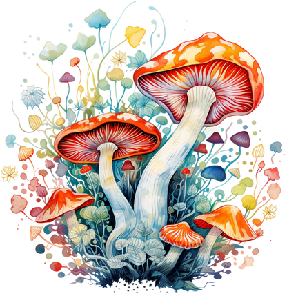 Magic Mushroom Stickers - Set 2 - Print My Stickers