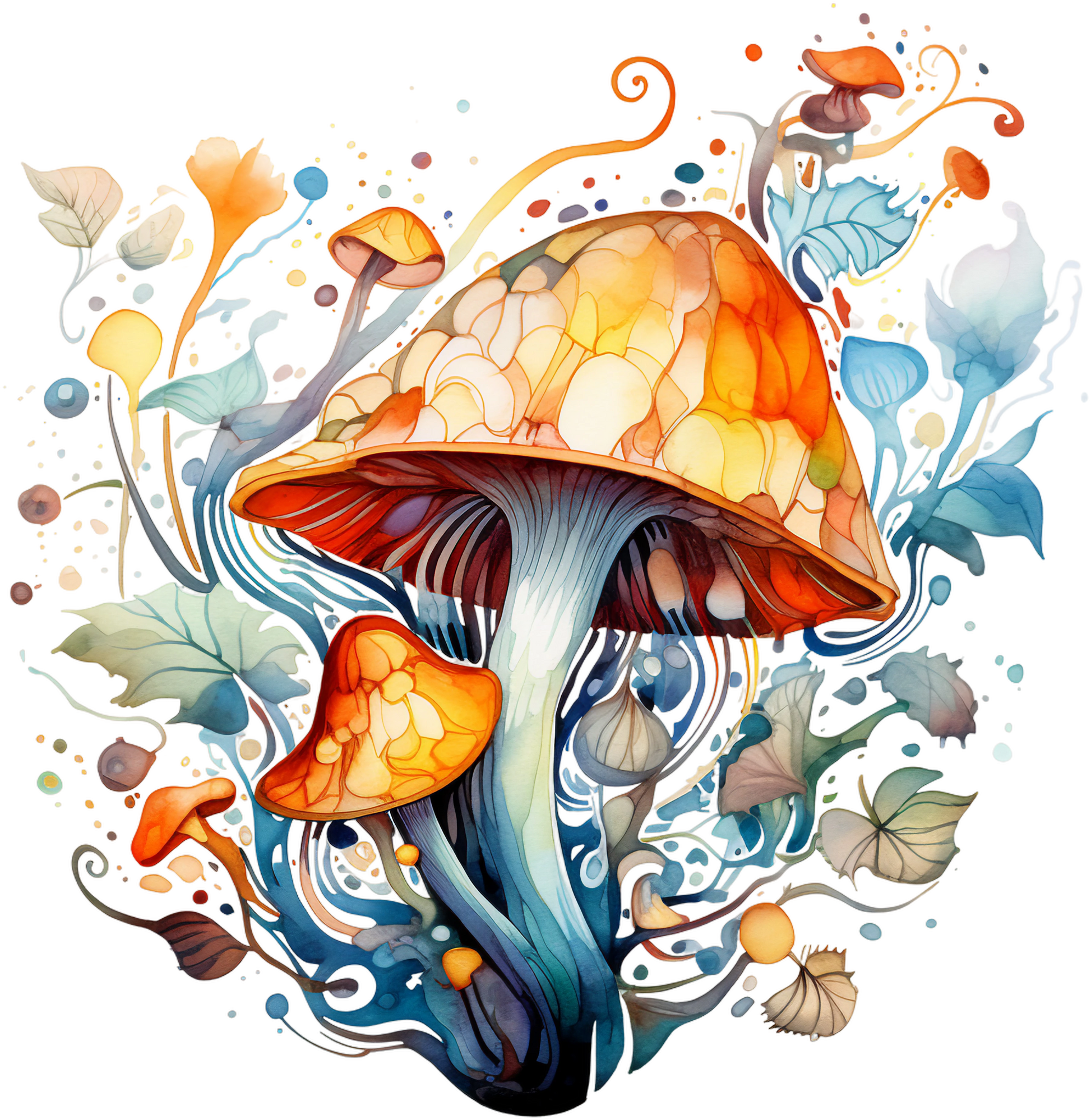 Magic Mushroom Stickers - Set 2 - Print My Stickers