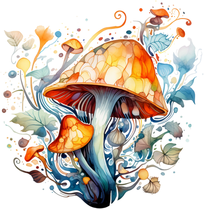 Magic Mushroom Stickers - Set 2 - Print My Stickers