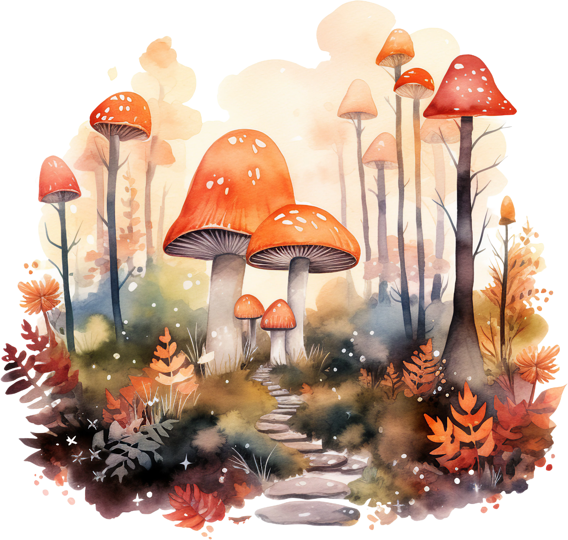 Magic Mushroom Stickers - Set 2 - Print My Stickers